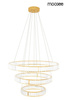 MOOSEE lampa wisząca LIBERTY TRIPLES złota
