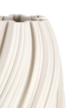 Wazon dekoracyjny BIZZOTTO JOLEEN BEIGE H31 – beżowa ceramika 3D