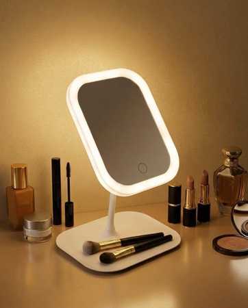 Lustro do makijażu SHP FANCY LED białe