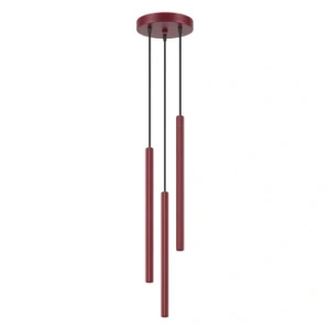 Lampa wisząca ARCHE 3P burgund
