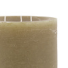 Pillar Candle Rustic Olive 150x150x150mm
