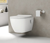 LUNA WC wiszące, Vortex Rimless, 35,5x49cm, biały