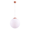 Lampa wisząca UGO 40 ochra czerwona