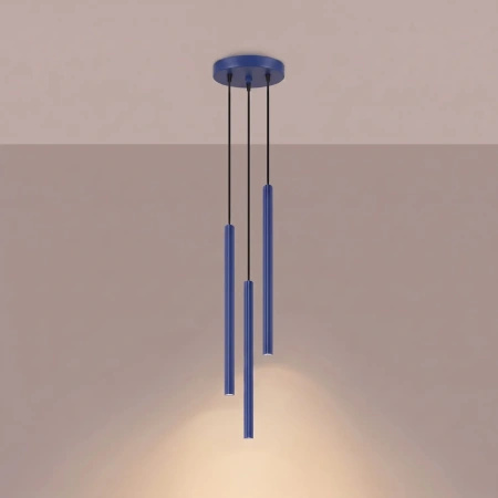Lampa wisząca ARCHE 3P ultramaryna