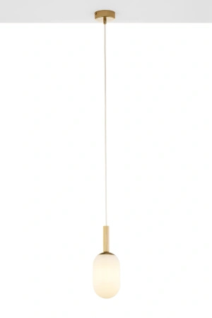 PLUUM lampa wisząca złoty szczotkowany
