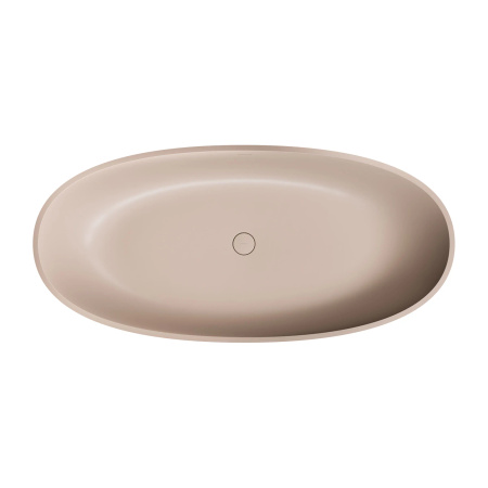 SHELL M+ wanna wolnostojąca z przelewem, 160 x 75 cm, dune beige mat