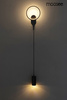 MOOSEE lampa ścienna COMO czarna