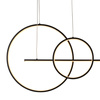 Lampa wisząca NEW AGE LED 120 cm - oprawa sufitowa czarna
