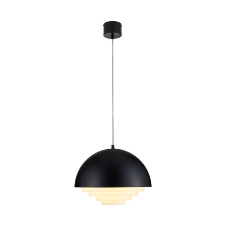 Lampa wisząca DIVERSO 35 cm - czarna matowa