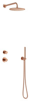 Silhouet DS1 Podtynkowy termostatyczny zestaw prysznicowy szczotkowana miedź pvd