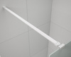 ESCA WHITE MATT jednoczęściowa kabina przysznicowa Walk-In, szkło czyste, 1300 mm