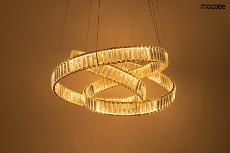 MOOSEE lampa wisząca WAVE 80 złota