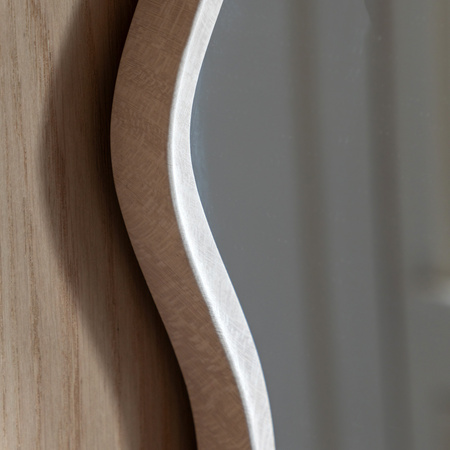 Monterey Wave Round Mirror Smoke 800x30x800mm