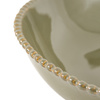 Organic Beaded Pasta Bowl Olive (4pk) 220x55mm