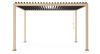 Pergola ogrodowa BIZZOTTO OCEAN 3X4 – antracytowy / naturalny