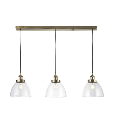 Hansen 3 Pendant Light Antique Brass
