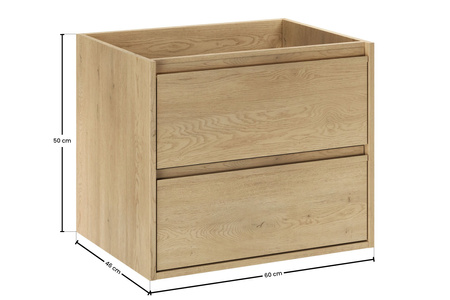 Szafka pod umywalkę 60cm 2 szuflady