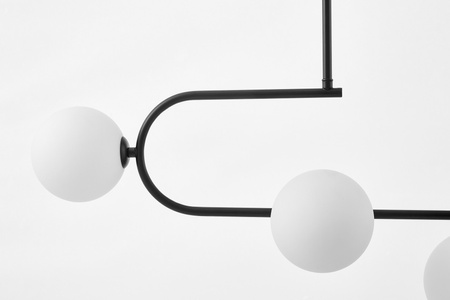 NOWOCZESNA LAMPA WISZĄCA CZARNO-BIAŁA GROSEO W6