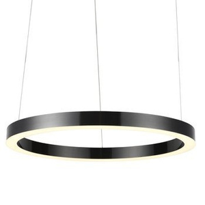 Lampa wisząca CIRCLE 80 cm - LED, ring tytan szczotkowany