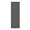 Grzejnik CZARNY NAVIN Ellipse Double 600х1800-10 (50mm), anticor