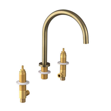 ULTRAMIX korpus fo 3-elementowej baterie umywalkoweh, złoto mat