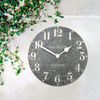 Outdoor Wall Clock Arabic Cement 20in