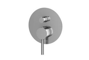 AXEL BRUSHED NICKEL Podtynkowa bateria wannowo-prysznicowa z dwoma wyjściami