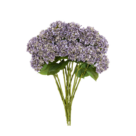 Vintage Hydrangea Floral Stem Violet (12pk)