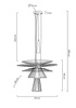 MOOSEE lampa wisząca SESTO czarna