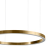 Lampa wisząca CIRCLE 120 cm - LED, ring mosiądz szczotkowany