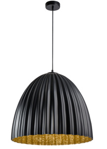 TELMA 50 M czarny_złoty lampa wisząca