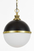 LAMPA WISZĄCA LOFT CZARNO-MOSIĘŻNA LARGO