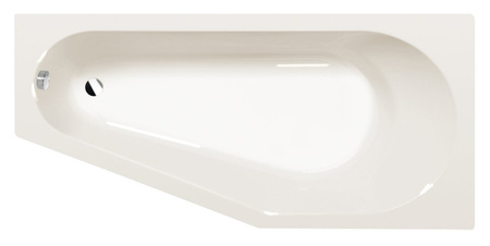 TIGRA R wanna asymetryczna 170x80x46cm, prawa, ivory
