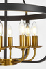 LAMPA WISZĄCA LOFT CZARNO-MOSIĘŻNA BERLING W8