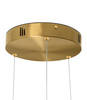 MOOSEE lampa wisząca RING 40 + 60 + 60    złota na jednej podsufitce