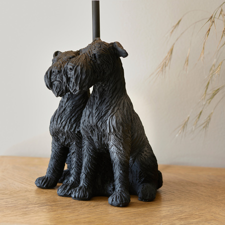 Schnauzer 1 Table Lamp Black