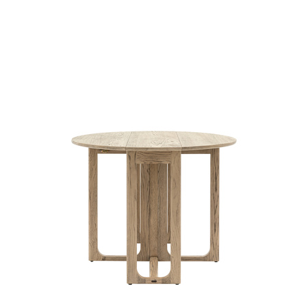 Craft Folding Dining Table Smoked 1000x1000x750mm