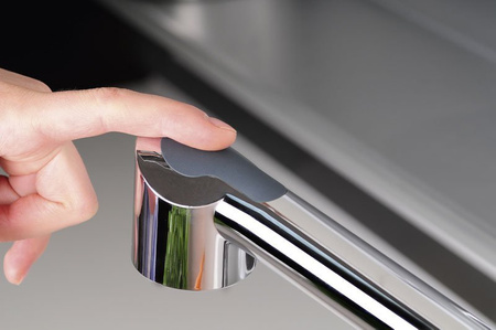 RHAPSODY bateria kuchenna z wysuwaną wylewką, chrom