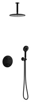 Silhouet HS2 podtynkowy zestaw prysznicowy termostatyczny matowa czerń