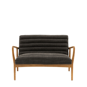 Datsun 2 Seater Charcoal Boucle 1180x760x800mm