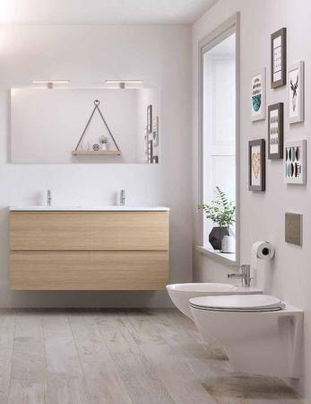 MORNING Miska WC podwiesz. Rimless 52x36,5 cm biały połysk