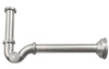 Syfon bidetowy 5/4", odpływ 32mm, nikiel szczotkowany