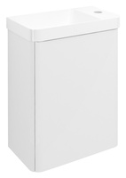 ZORBA szafka pod umywalkę 39x50x21,5cm, biały połysk
