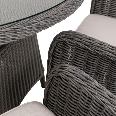 Ascot 6 Seater Round Dining Set