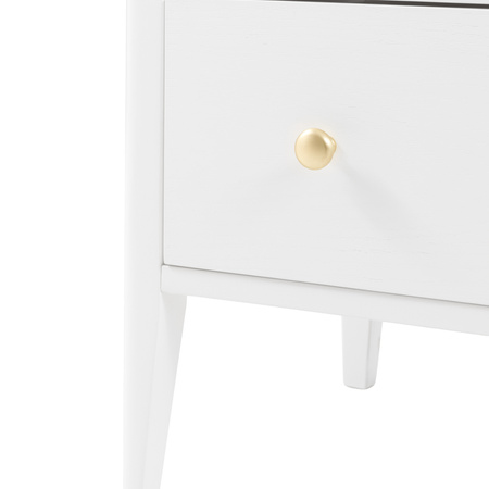 Acton 3 Drawer Chest White 870x450x870mm