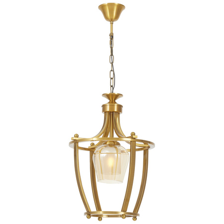 LAMPA WISZĄCA LOFT ZŁOTA BROOKLYN L1