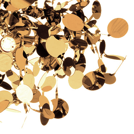 Lampa wisząca MONETTI 40 cm - chrom, dekoracyjna