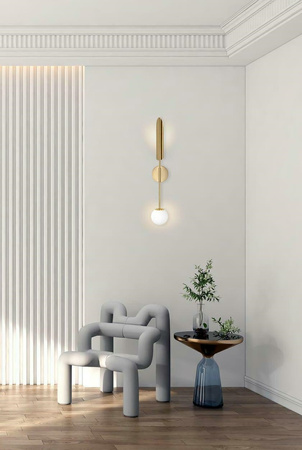 MOOSEE zestaw 2 lamp ściennych LUCCA      złoty