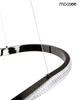MOOSEE lampa wisząca ANILLO 120 czarny    chrom