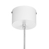 Lampa wisząca DIVERSO 35 cm - nowoczesna, biała matowa